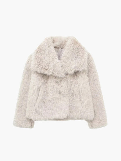 Jenna Faux Fur Coat - SOERA Store